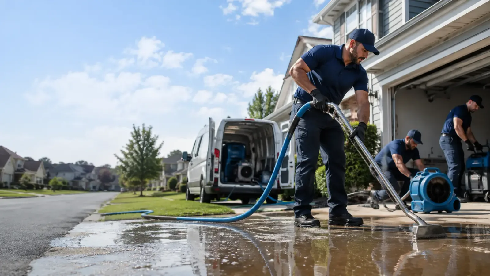 Flood Damage Restoration in Blair, OK